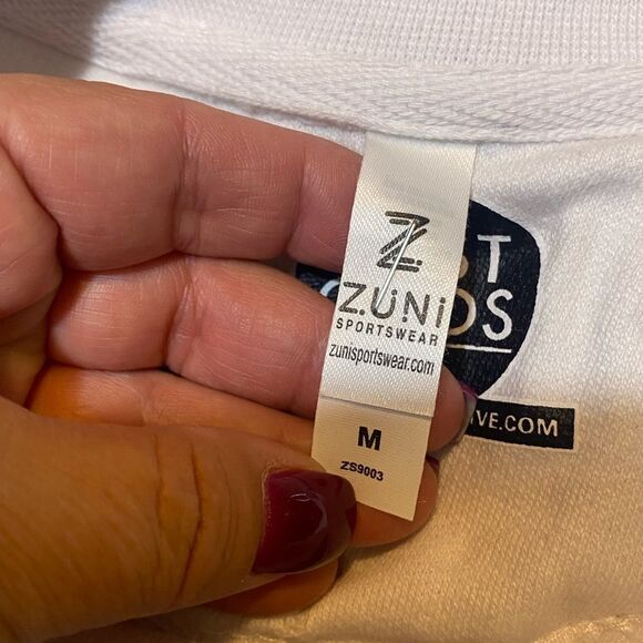 "Keep it Simple" Snowy Mountain Sunset Sketch Fleece Sweatshirt NWOT - Picture 6 of 7